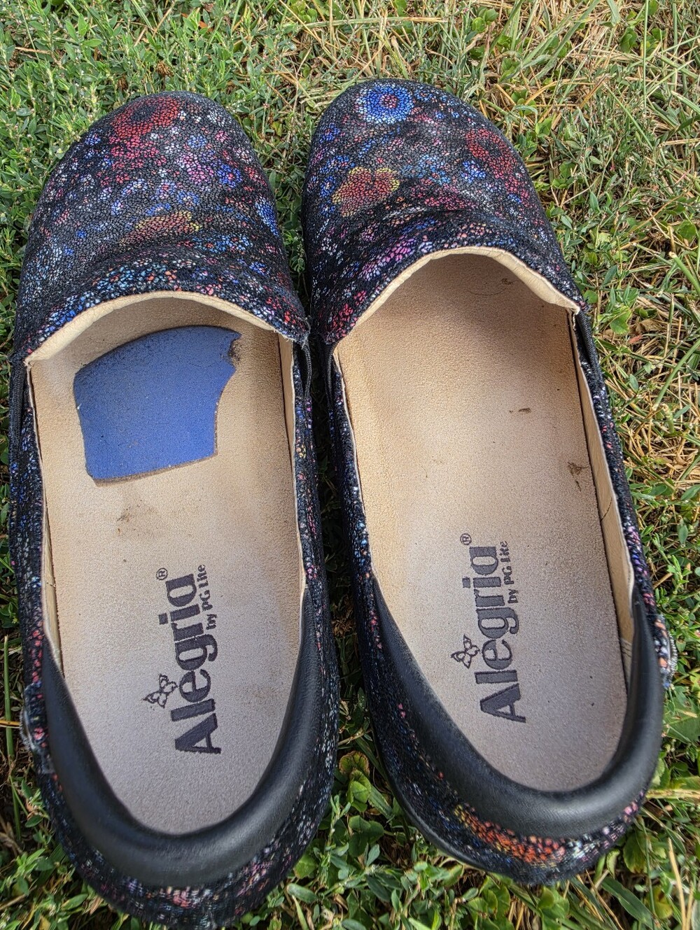Alegria by PG Lite Keli Floral Leather Slip-On Shoes EU 43 - Picture 4 of 6